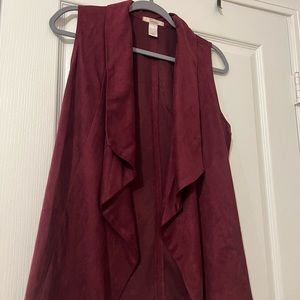 Bundle 3 for $10 or 4 for $12 , Maroon vest
